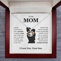 To My Mom Necklace - Meaningful Jewelry for Mom, Thoughtful Necklace from Children