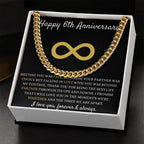 Anniversary Necklace For Him, Elegant Jewelry for Him, Cherished Memories, Special 6th Year Anniversary Present, Happy 6th Anniversary