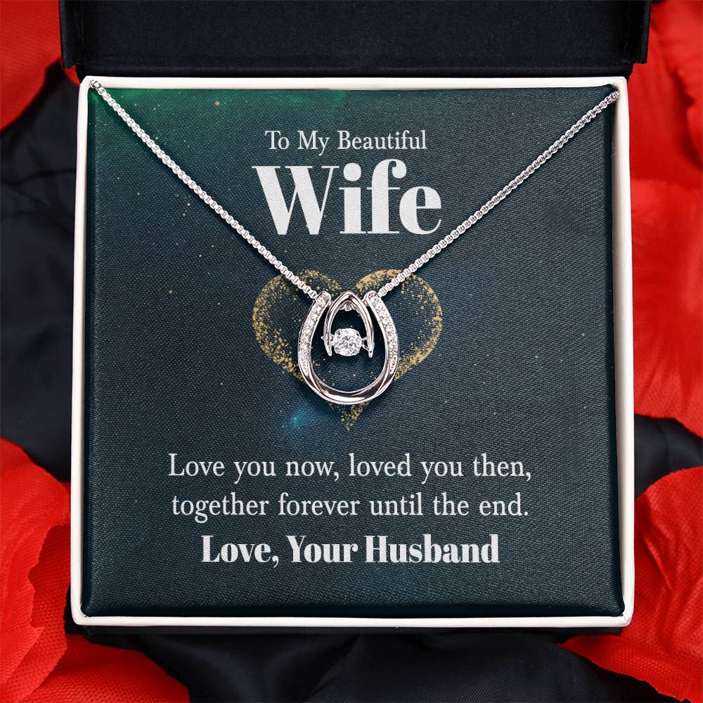 Perfect Gift for Wife - Meaningful Jewelry from Husband for Any Occasion Including Valentine’s Day - Lucky In Love Necklace