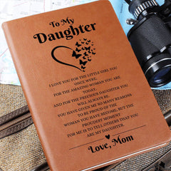 Gifts for Daughter, Special Gifts for Daughter, Elegant Journal With Words of Love, To My Daughter