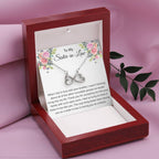To My Sister In Law Necklace - Gift for Bonus Sister - Endless Love Necklace