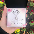Gift for Wife from Husband - Sentimental Jewelry for Anniversary & Valentine’s Day - Eternal Hope Necklace