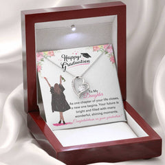 Graduation Gifts for Daughter, Forever Love Necklace, Elegant Jewelry, Happy Graduation