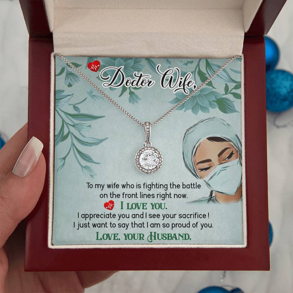 Doctor Wife Gift - Eternal Hope Necklace - Gift for Wife from Husband