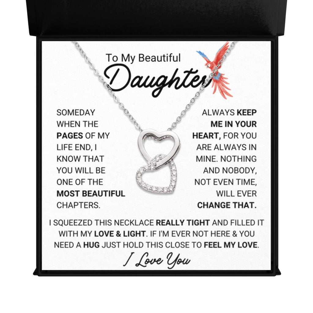 To My Daughter Gift from Parents necklace