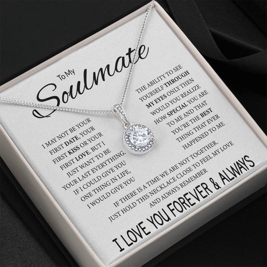 To My Soulmate Necklace - Unique Soulmate Gift for Her for Birthdays & Surprise Moments - Eternal Hope Necklace