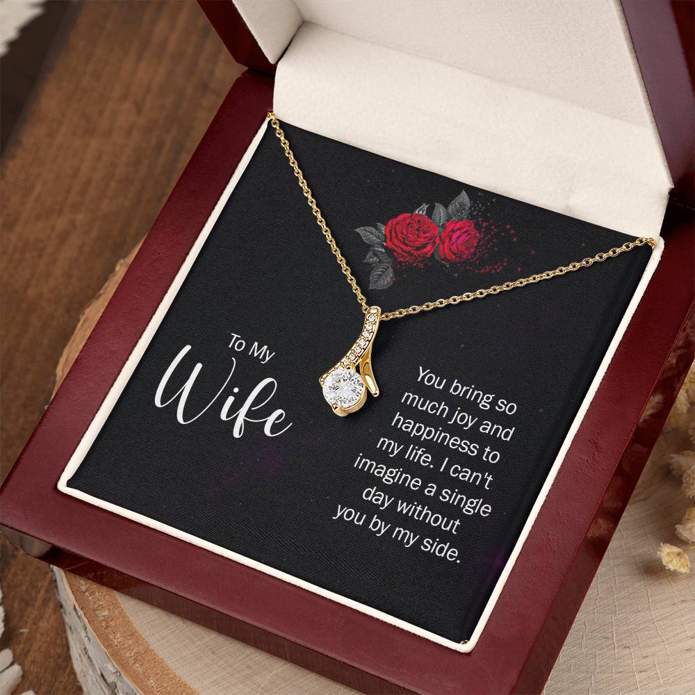 Heartfelt Gift for Wife from Husband - Romantic Jewelry for Special Occasions & Valentine’s Day - Alluring Beauty Necklace