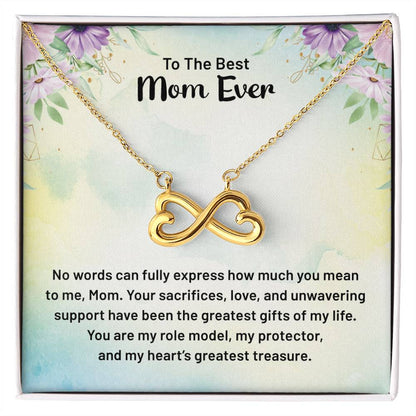To The Best Mom Ever - You're My Role Model - Endless Love Necklace - Special Gifts For Mom