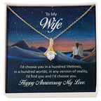 Anniversary Gift for Wife from Husband - Sweet Romantic Jewelry for Valentine’s Day - Alluring Beauty Necklace