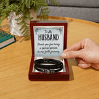 To My Husband - Gift for Husband from Wife - Love You Forever Bracelet