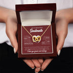 To My Beautiful Soulmate Necklace - Soulmate Gift for Her for Holiday Celebrations & Romance - Interlocking Hearts Necklace
