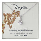 To My Daughter Necklace – Holiday Gift for Daughter Graduation from Mom – Alluring Beauty Necklace