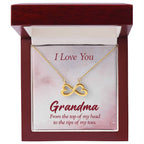 I Love You Grandma Gift from Grandkids - Endless Love Necklace