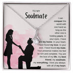 To My Soulmate Necklace - Soulmate Jewelry for Valentine’s Day & Gifts for Her - Alluring Beauty Necklace