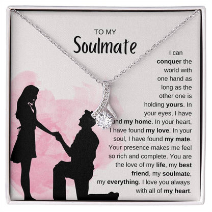 To My Soulmate Necklace - Soulmate Jewelry for Valentine’s Day & Gifts for Her - Alluring Beauty Necklace