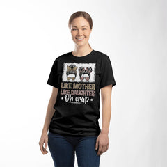 Mother and Daughter Matching T-Shirt, Heartfelt Mom Daughter Gift Tee