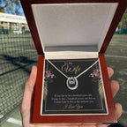 Valentine’s Day Gift for Wife - Emotional Jewelry from Husband for Anniversary Too - Lucky In Love Necklace