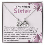 Sentimental Gift for Sister - The bond between us is a special one - Endless Love Necklace