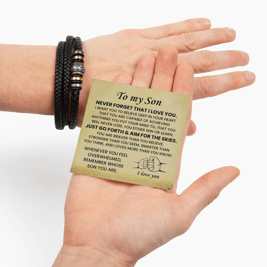 Top Gift for Son – Birthday, Graduation, Christmas – Love You Forever Bracelet