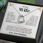To My Wife Necklace - Romantic Husband to Wife Jewelry for Birthday, Valentine’s Day & Special Celebrations - Forever Love Necklace