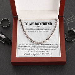 Everyday Cuban Link Chain Necklace, Stylish Jewelry Gift, Versatile Men’s Accessory, Thoughtful Present, To My Boyfriend