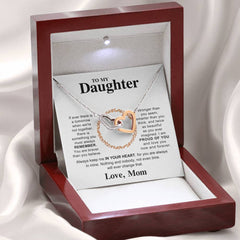 Daughter Necklace, Elegant Jewelry for Her, Meaningful Gift of Love, Timeless Keepsake for Special Occasions, To My Daughter