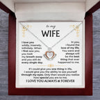 Heartfelt Gift for Wife from Husband - Romantic Jewelry for Special Occasions & Valentine’s Day - Crown Pendant Necklace