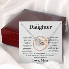 Daughter Necklace, Elegant Jewelry for Her, Meaningful Gift of Love, Timeless Keepsake for Special Occasions, To My Daughter