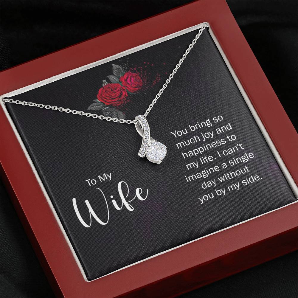 Heartfelt Gift for Wife from Husband - Romantic Jewelry for Special Occasions & Valentine’s Day - Alluring Beauty Necklace