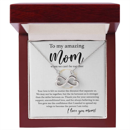 To My Amazing Mom - Thank You For Support and Unconditional Love - Endless Love Necklace - Best Gift For Mom
