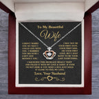 Thoughtful Gift for Wife - Emotional Jewelry from Husband for Anniversary, Birthday, Valentine’s Day & Holidays - Crown Pendant Necklace