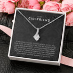 To My Girlfriend Necklace - Romantic Jewelry Gift for Christmas, Valentine’s Day & Surprises - Alluring Beauty Necklace
