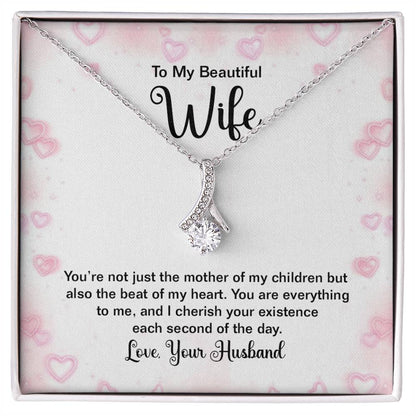 Valentine’s Day Gift for Wife - Emotional Jewelry from Husband for Anniversary Too - Alluring Beauty Necklace