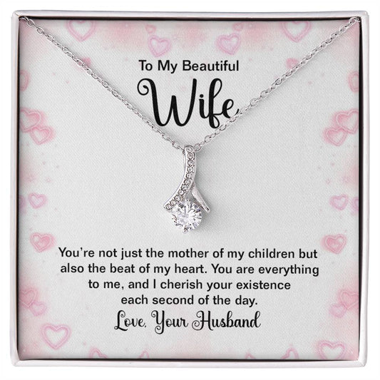 Valentine’s Day Gift for Wife - Emotional Jewelry from Husband for Anniversary Too - Alluring Beauty Necklace