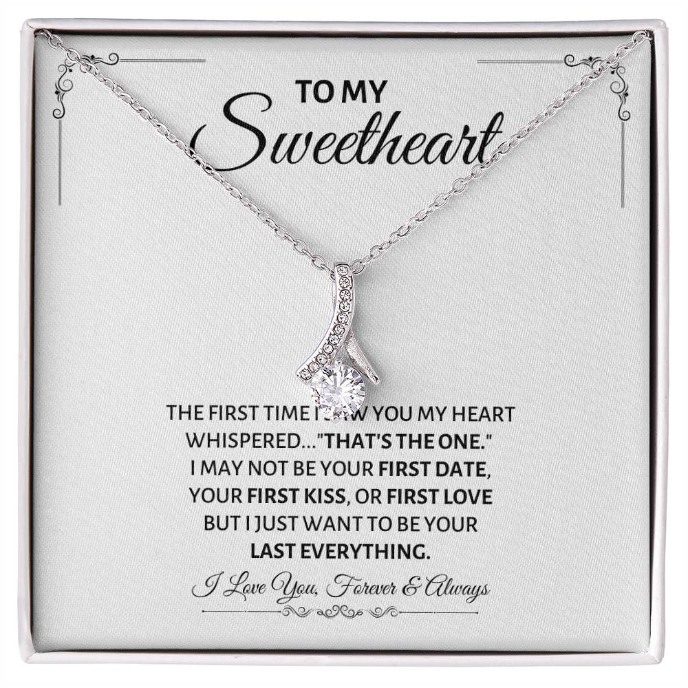 To My Sweetheart Necklace - Gift for Love on Valentine’s Day & Special Days - Alluring Beauty Necklace