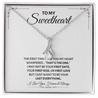 To My Sweetheart Necklace - Gift for Love on Valentine’s Day & Special Days - Alluring Beauty Necklace