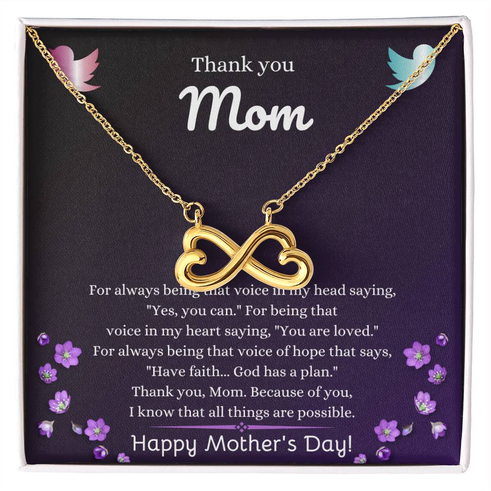 Mother's Day Present for Mom - Endless Love Necklace