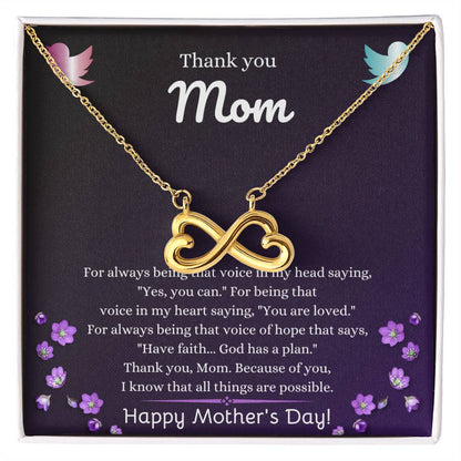 Mother's Day Present for Mom - Endless Love Necklace
