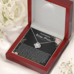Pregnancy Keepsake Necklace, Jewelry Gift for Expecting Mother, Baby Shower Surprise