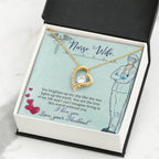 To my nurse Wife Gift from Husband - Forever Love Necklace