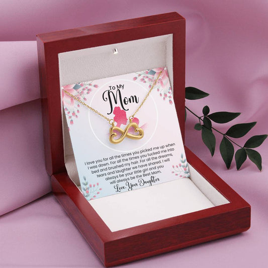 To My Mom - I Will Always Be Your Little Girl - Endless Love Necklace - Special Gift for Mom from Daughter