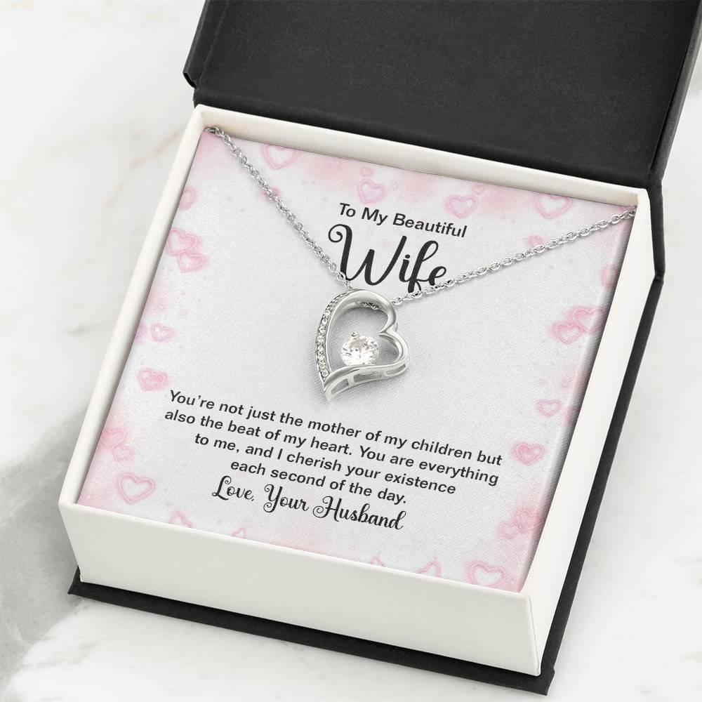 Surprise Gift for Wife - Meaningful Jewelry from Husband for Christmas, Anniversary & Valentine’s Day - Forever Love Necklace