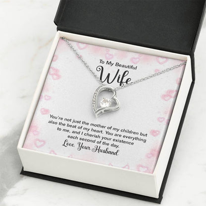 Surprise Gift for Wife - Meaningful Jewelry from Husband for Christmas, Anniversary & Valentine’s Day - Forever Love Necklace
