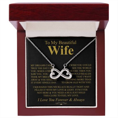 Heartfelt Gift for Wife from Husband - Romantic Jewelry for Special Occasions & Valentine’s Day - Endless Love Necklace