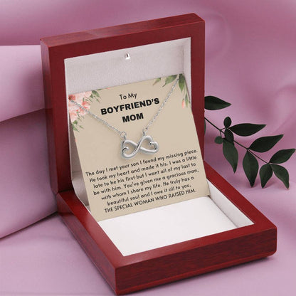 To My Boyfriend's Mom - The day I met your son I found my missing piece- Endless Love Necklace