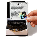Dad - In your arms, I found comfort - Love You Forever Bracelet for Father