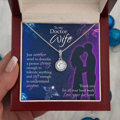 To my Doctor Wife - Eternal Hope Necklace - Gift for Wife from Husband