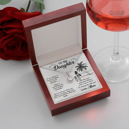 To My Daughter Necklace – Jewelry Gift for Daughter from Mother – Eternal Hope Necklace