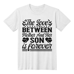 Mother and Son Matching T-Shirt, Heartfelt Mother Son Gifts, Love Forever Tee