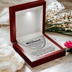 To My Husband - The Day I Met You - Cuban Link Chain - Anniversary & Birthday Gift from Wife